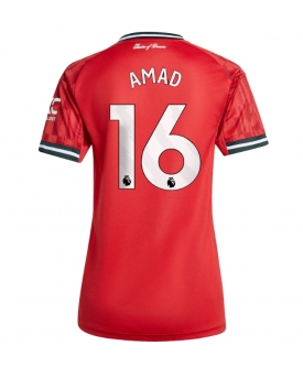 Billige Fotballdrakt Manchester United Amad Diallo #16 Replika Hjemmedrakt Dame 2025-26 Kortermet Billige Fotballdrakt Manchester United Amad Diallo #16 Replika Hjemmedrakt Dame 2025-26 Kortermet